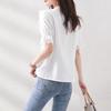 Srcr Women's Hollow Lace Short Sleeve T-Shirt