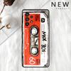 Mixtape Vintage Magnetic Tape Cassette Audio Case For Samsung Galaxy A54 A52 A14 5G A53 A12 A13 A71 A23 A34 A33 A21s Phone Cover