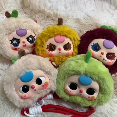 Blind Box Baby Three3 Year Old Orchard Plush Series Pendant Desktop Exquisite Ornament Cute Doll Toy Mystery Box Birthday Gift