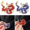 Dragon Brooch Animal Lapel Pin Fashion Jewelry Alloy Carving Artistic Style Suitable for
