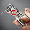 Retractable Safety Lock Fishing Line Cutter Tool Stainless Steel Braided Line Scissors For Anglers Fishing Enthusiasts