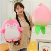 Fruit Penguin Plush Toy Fairy Peach Transformation Penguin Doll Doll Children Sleeping Pillow Birthday Gift