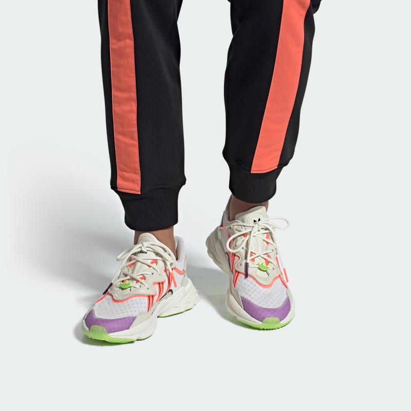 Adidas Ozweego 'Signal Green Purple' Sneakers FX3814