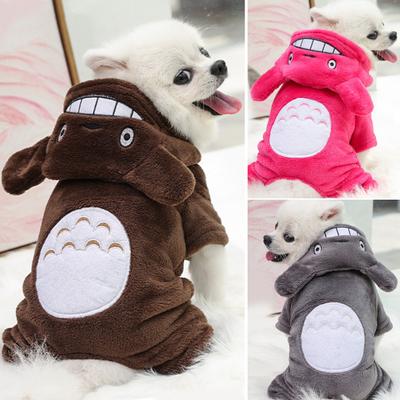 Decorazione per orecchie con cappuccio, quattro zampe, peluche, bottoni caldi, chiusura per animali domestici, forma di cartone animato, cane da compagnia