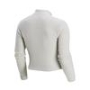 Nike Solid Color Slim Fit Stand Collar Pullover Fleece Long Sleeve Sweatshirt Women Sweatshirt White FV8029-104