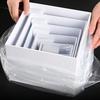 7x Acrylic Cube Display Box Riser 5 Sided for Collection Cosmetics Catering