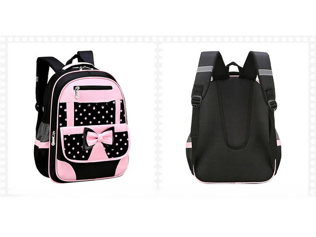 Elementary School Trolley Backpack for Girls (Grades 1-3 and 5-6), Ages 6-12, Korean Style