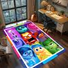 Cute Inside Out Emotions Rug Carpet Large Area Rug Non Slip Washable Floor Mat Gamer Room Bedroom Home Decor
