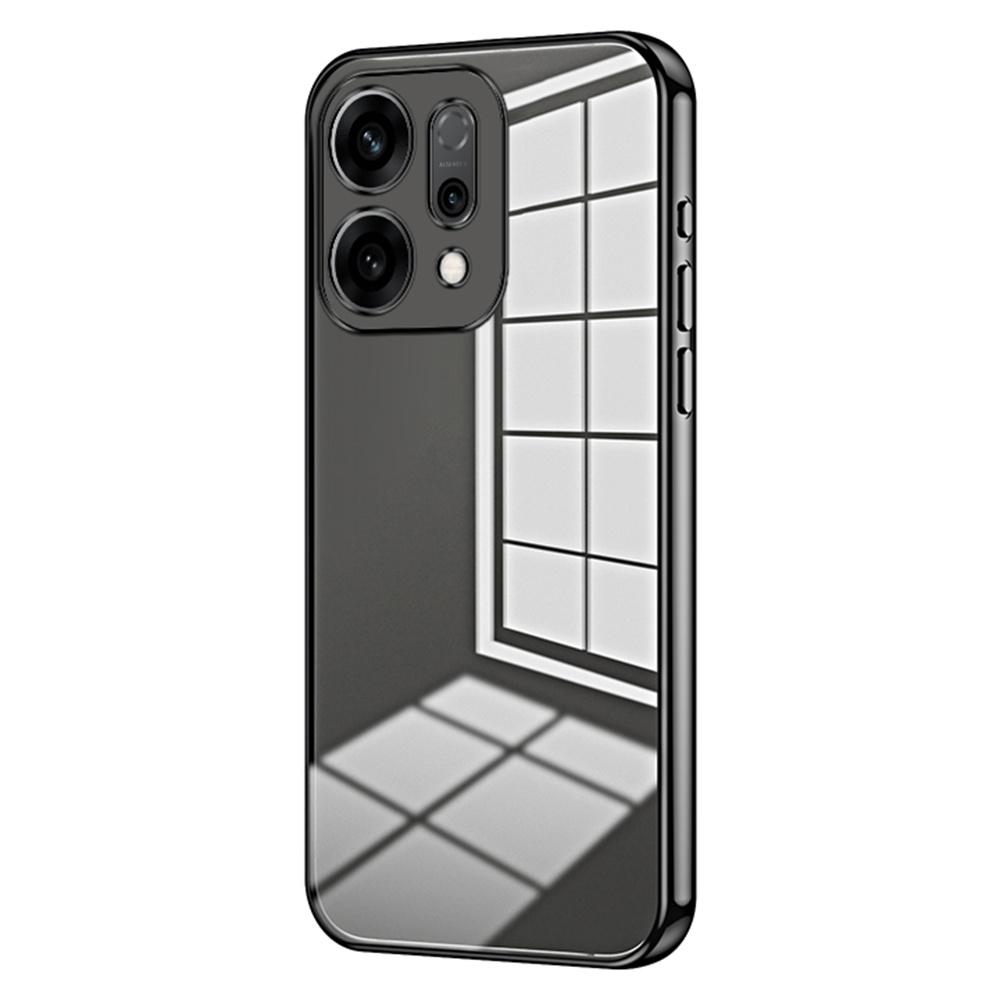 Dla Oppo Reno14 5G (Światowy) Etui Galwanizowana Ramka Miękkie TPU Pokrowiec na Telefon