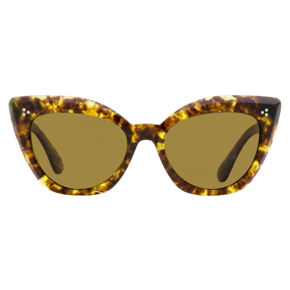 Oliver PeopleS Women S Laiya Cat Eye SunglaSSeS ov5452S 170083 Brown Melange 55mm 170083
