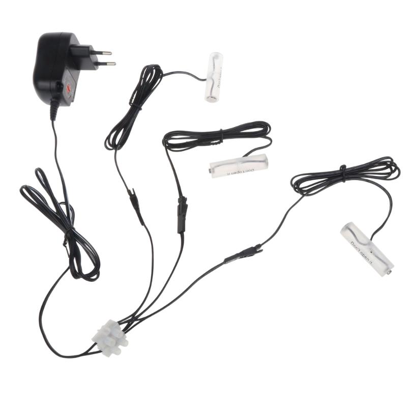 3V-12V Adjust LR6 AA Battery Eliminator Cable for AA battery Powered Radio Gameboy Lamp Remote Controls Cordless phones