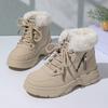 Winter Damen Schneestiefel Warm Leicht Lässig High-Top Schuhe Plateau Stiefeletten Übergröße Neu Outdoor De Mujer