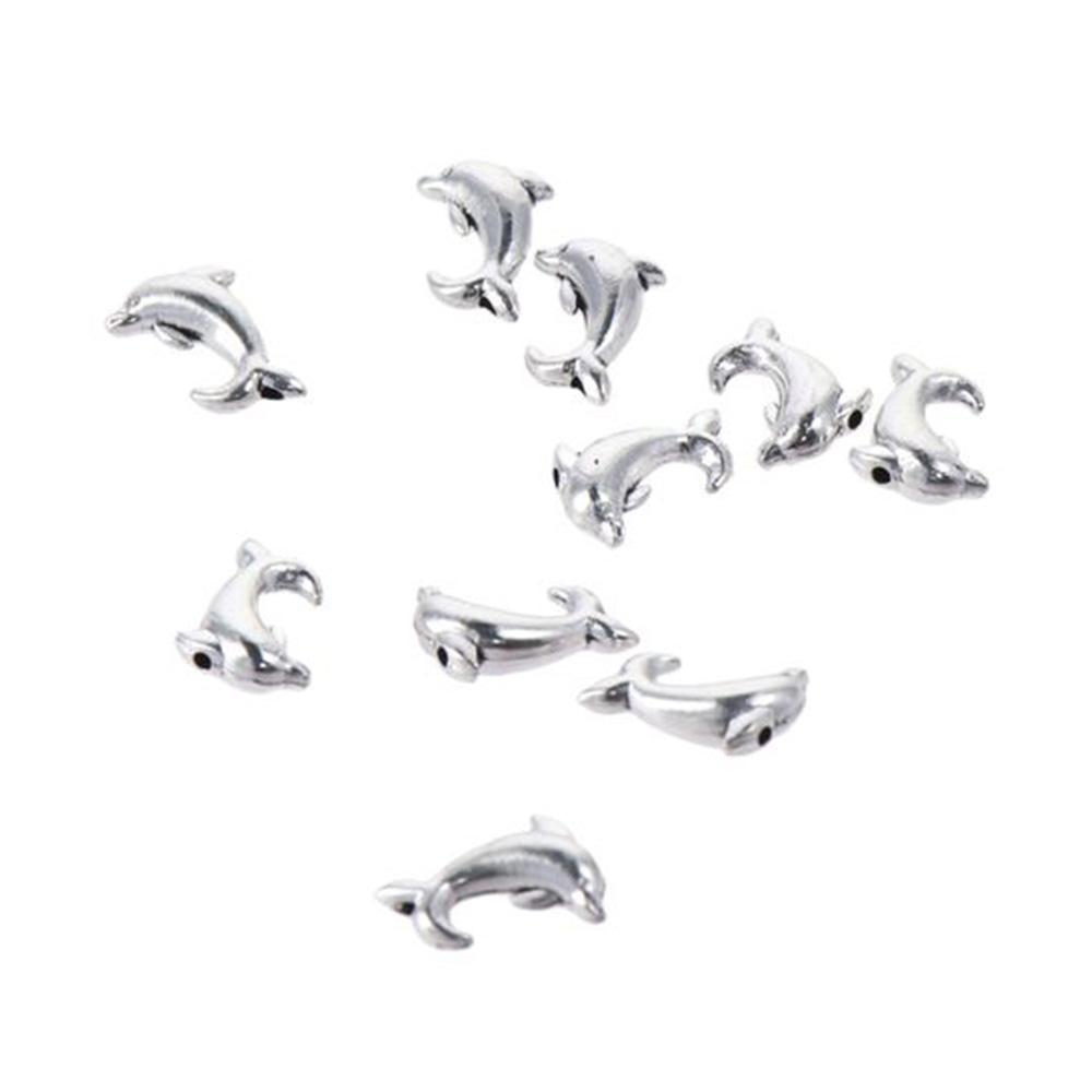 Alloy Dolphins Charms Silver Tibetan Vintage Dolphin Charm  Handmade Crafts Lovers