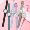 Simple Student Civil Service Exam Special Watch Candy Color Silicone Watch Women'S Pencil Needle Quartz Watch