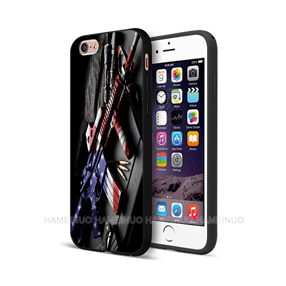 

Черный чехол из ТПУ для iphone 5 5S se 6 6s 7 8 plus x 10, силиконовый чехол для iphone XR XS 11 pro MAX, чехол для винтовки, снайперского пистолета iphone 11pro MAX