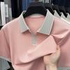 Short Sleeve Men'spolo Summer Ice Lapel Collar Loose Fit Casualt Short Sleeve Versatile