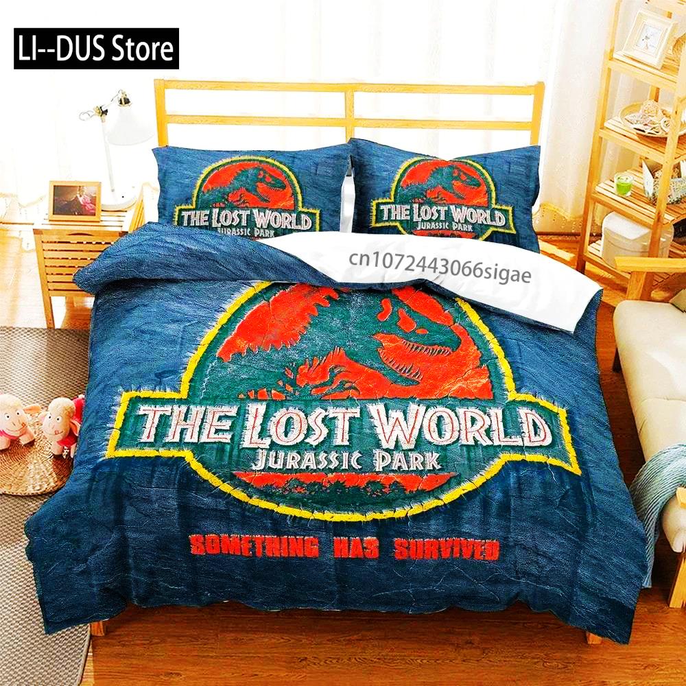 

Comforter 3D Print Jurassic Dinosaur Bedding Set Boys Girls Twin Queen Size Bed Boys Adult Home Textileextile Comforter (quilt)-EU Single(135*200cm)3pcs