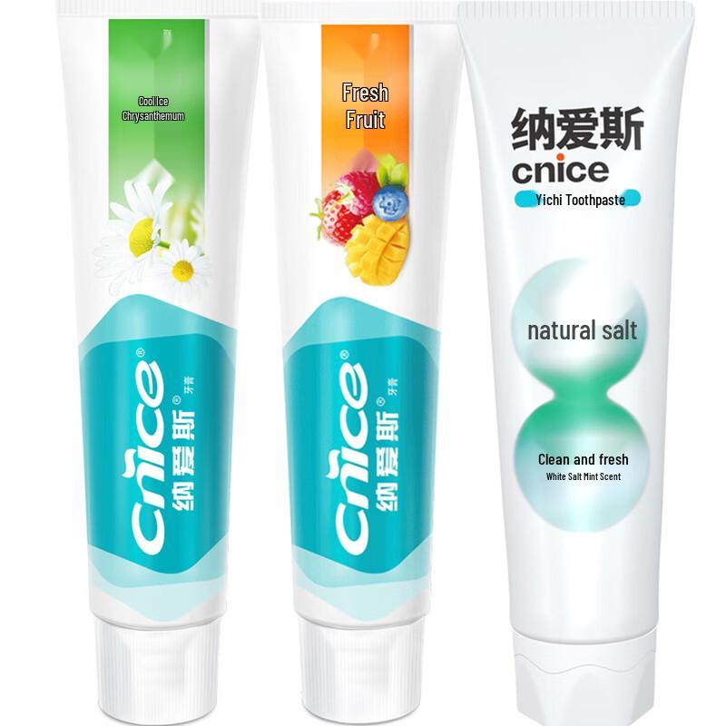 NICE Stain Removal Anti-cavity Toothpaste 3-Pack
