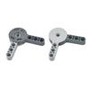 4SET MOC Building Block Round Rotation Joint Disk with 3M Beam Technical Parts Compatible with 44224 44225 for Kid Toys