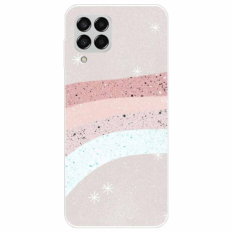 Case for Samsung M33 Cover Marble Soft TPU Silicone Phone Covers for Samsung Galaxy M53 5G Case Clear Bumper M 33 53 Protective Galaxy M53