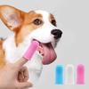 Dog Super Soft Pet Finger Toothbrush Teeth Cleaning Bad Breath Care Nontoxic Silicone Tooth Brush Tool Dog Cat Cleaning Supplies