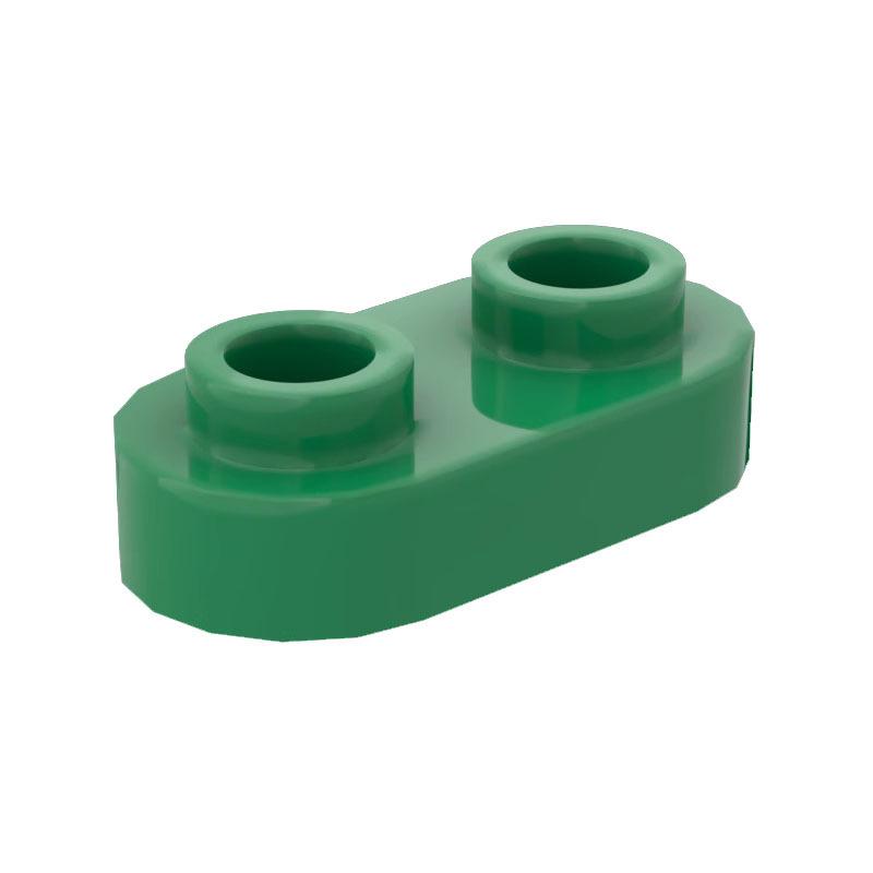 Non-Toxic 200Pcs Moc Brick Parts 35480 Piastra Rotonda 1X2 Con Borchie Aperte Compatibile Building Block Particelle Fai Da Te Assmble Kid