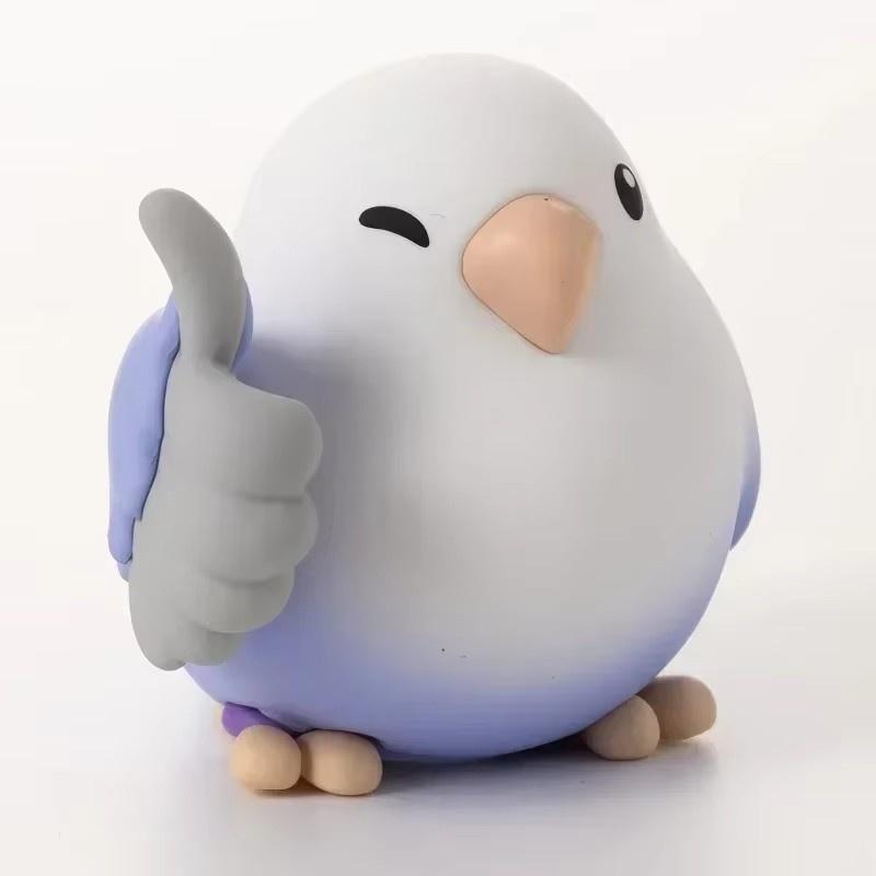 Q Version Small Taro Dumpling Bird Blind Box Cute Desktop Decoration Toy Third Projectile What Bird Thing Trendy Gift