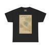 Topographic Map Of Camp Crystal Lake T-Shirt Unisex Heavy Cotton Friday The 13th