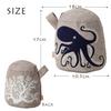Kusunoki Monori MiW Gusseted Pouch Deep Sea Dancing Octopuses Beige [moritaMiW] [A-68688-90-BE]