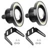 Universal 2 buc 10W LED COB Ochi de Înger Lumini de Zi Lumini de Ceață pentru Mașină Vehicul (3.5in)
