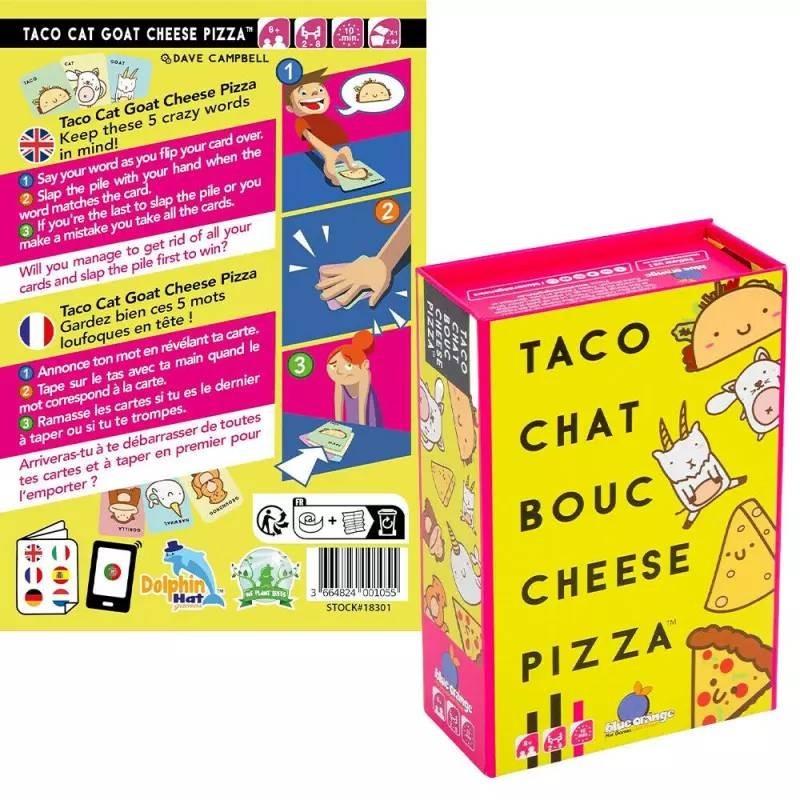 Jogo de Cartas Taco Cat Cabra Queijo Pizza Envolvente Para Reuniões Familiares Divertidas
