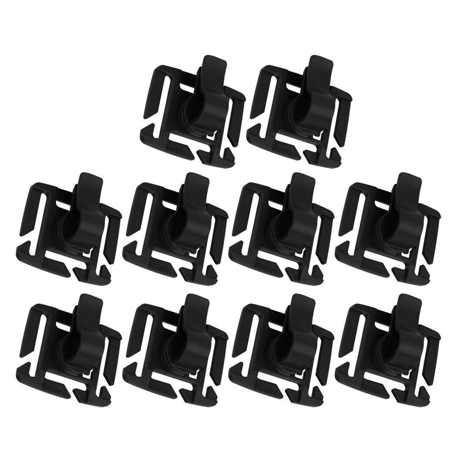 

10pack Tactically Drinking System Clip Durability Hydratation Pack Clamp for Outdoor Activity 1