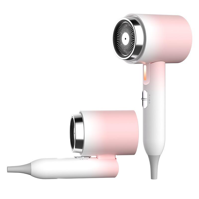 Quiet, Foldable, Quick-Dry Hair Dryer with Negative Ions for Home & Travel