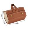 Eyeglasses Organizer Leather Holder Portable Travel Glasses Storage Box Case