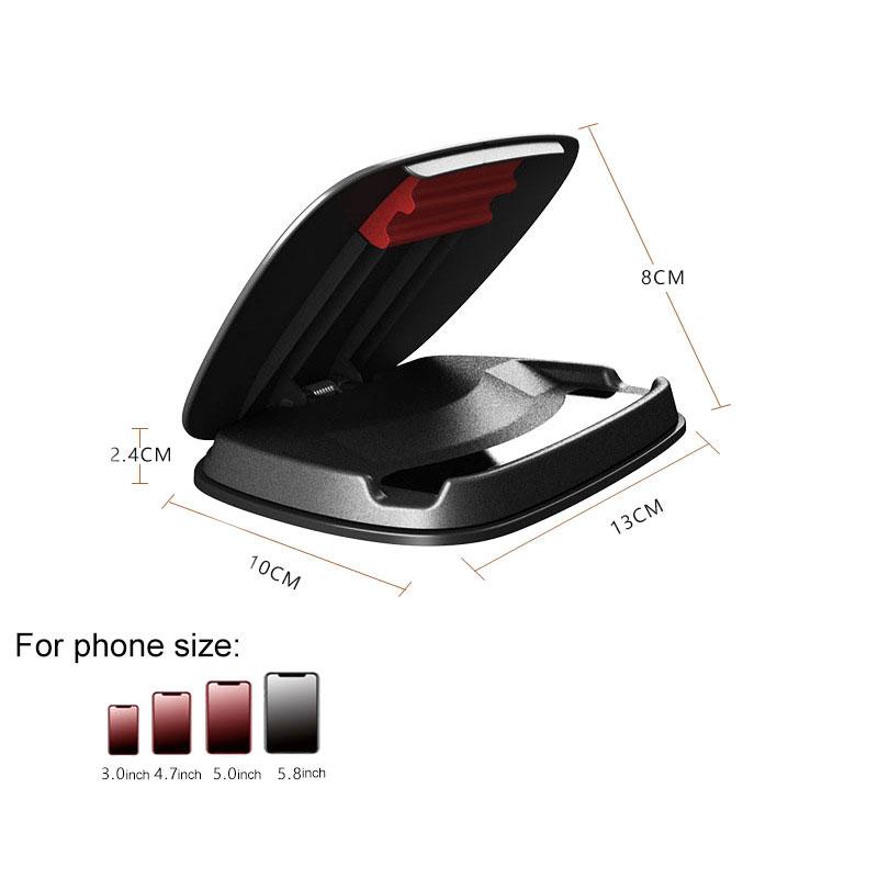 

Автомобильный держатель для телефона, клипса, панель приборов, крепление для GPS, подставка, дисплей, автомобильные аксессуары чёрный