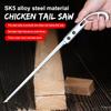Detachable Chicken Tail Saw Garden Gardening Saw Tree Felling Fast Cutting Labor-saving Wood Working Swallow Tail Saw