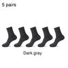 ZEXOLAP  High Quality Casual Men's Business Socks Summer Winter Cotton Socks Quick Drying Black White Long Sock Plus Size US