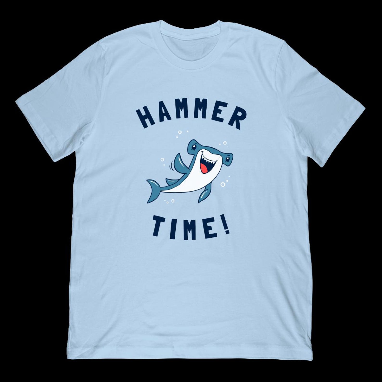 Hammerhead Shark T-Shirt | Funny Hammer Time Pun Apparel 3XL