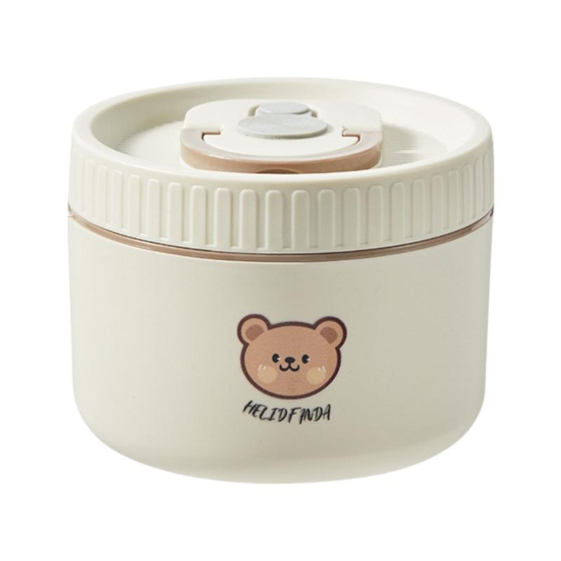 

Durable Stainless Steel Thermal Food Container with Leak Proof Lid and Portable Handle for Office or School 1