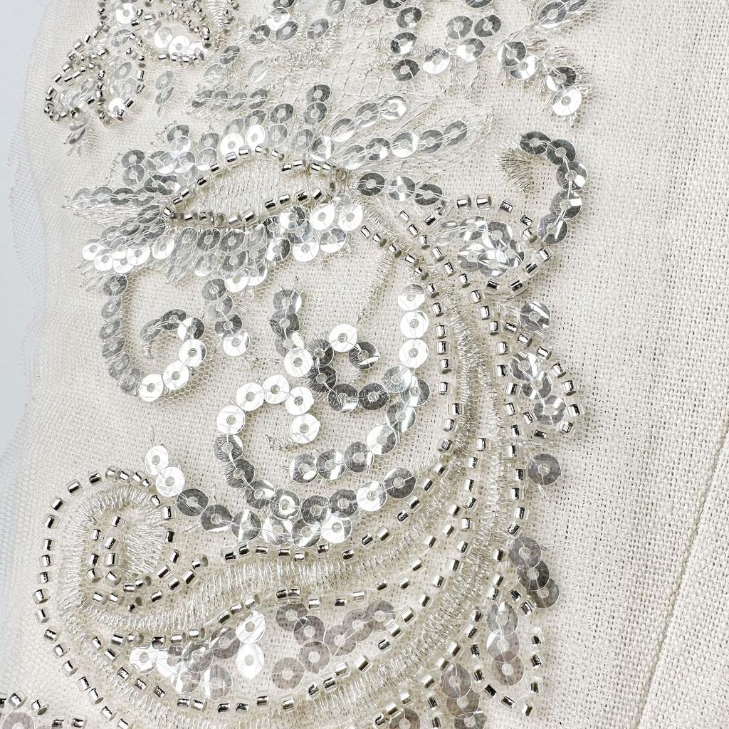 Specially For European And American Beaded Sequined Collar Placket Front Collar Bridal Dress Wedding Decoration Accessories