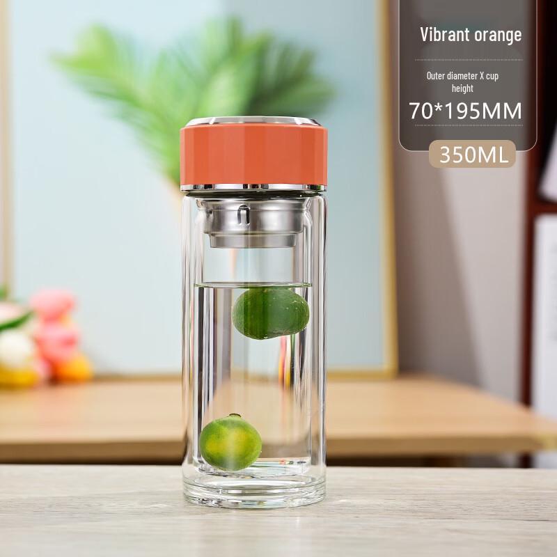 Shangqi Double-Layer Borosilicate Glass Tea Mug