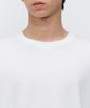 MUSINSA STANDARD Layered Crew Neck Long Sleeve T-Shirt_Regular Length [White]