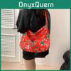 Stylish Nylon Tote Bag With Unique Chinese Artistic Flair For Casual Outings