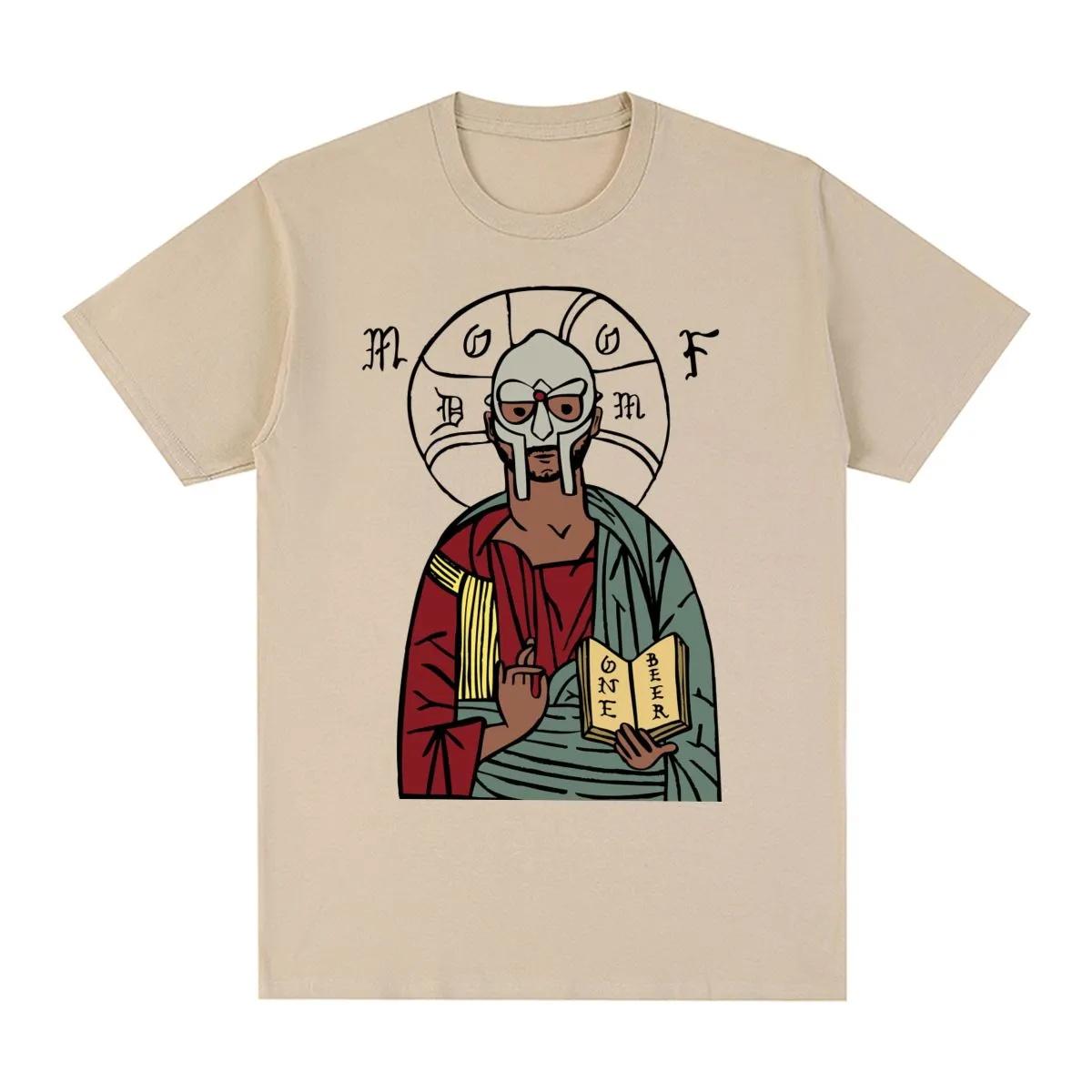 Mf Doom Vintage Tshirt Classic Retro Mask Hip Hop Party Unisex Plus Size Women T shirt New Tee Tshirt Tops L