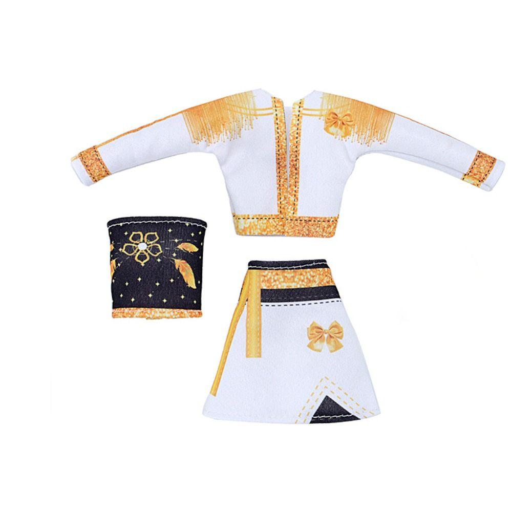 Handgefertigte 30cm Puppenkleidung 30cm Größe Puppe Lolita Kleid Mode Puppe Anzieh Kostüm Set