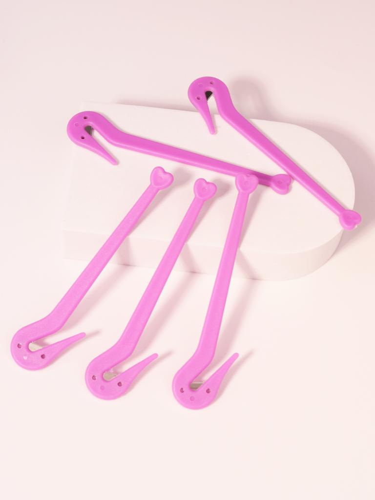 5PCS/set elastic hair splitter, elastic headband remover, painless, easy to disassemble