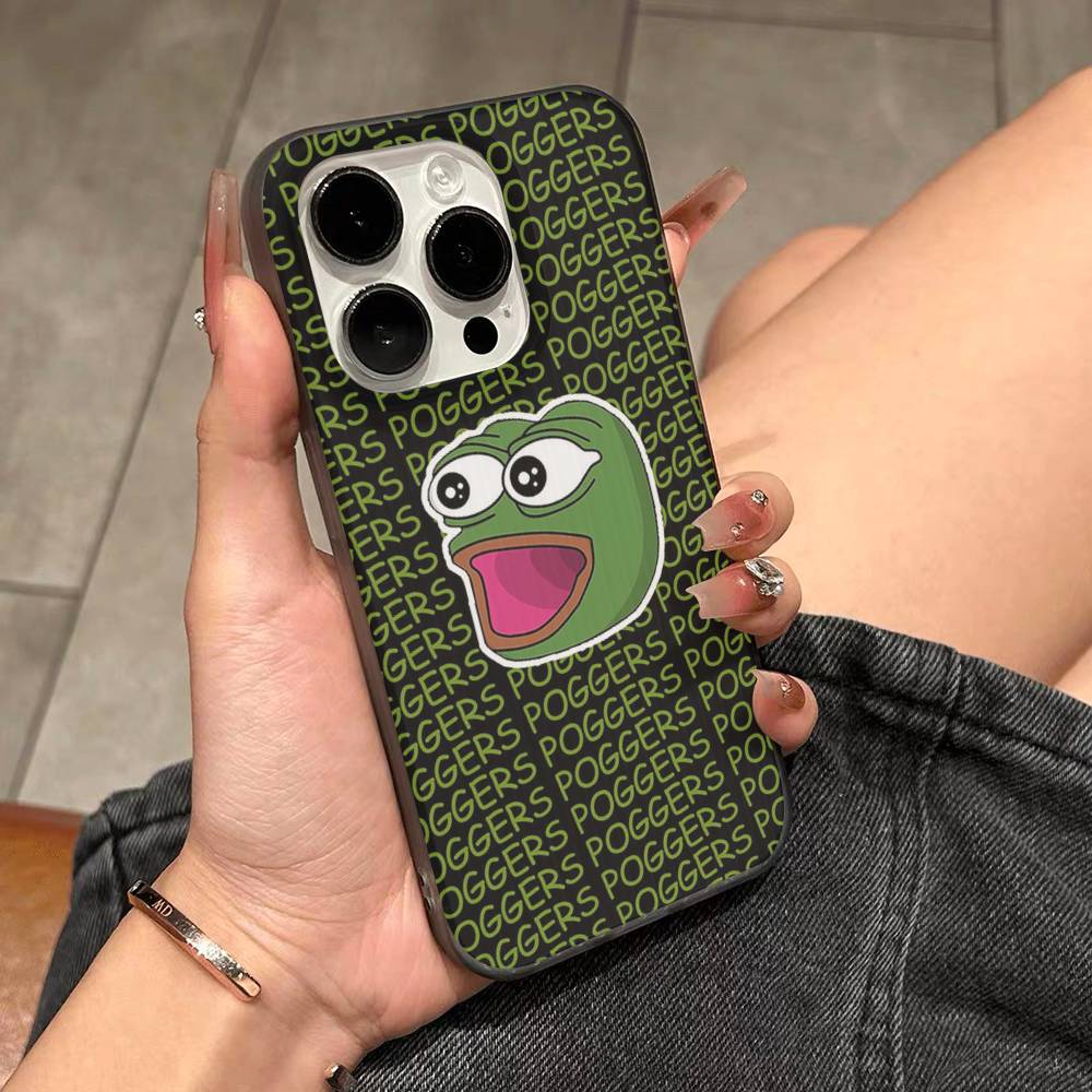 Internet Meme Sad Pepe The Frog Phone Case For IPhone 17 16 15 14 Plus 11 12 13 Pro Max Shockproof Protection Soft Back Cover