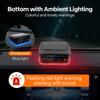 Tire Pressure Monitoring System with 4 Sensors USB/Solar TPMS Tyre Temperature Monitor for Car SUV Sedan
