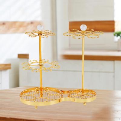 Champagne Flute Glass Holder Stand Table Mount Wine Multipurpose