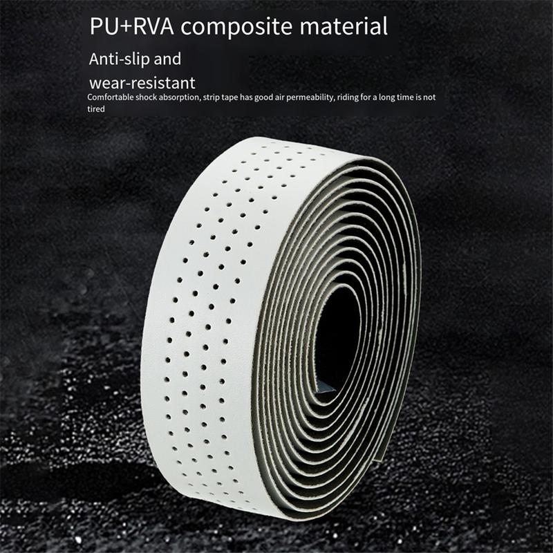 MOTSUV Bicycle Handlebar Tape Road Bike Handle Bar Tapes Anti-Slip Breathable Cycling Damping Anti-Vibration Straps Brown